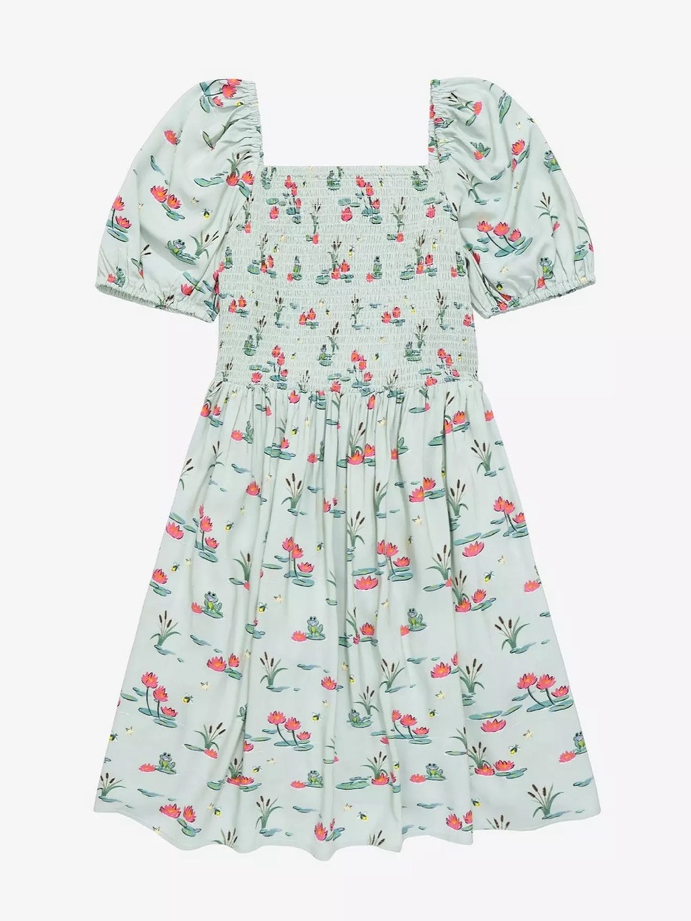 Disney The Princess & The Frog Adult Dress Mint Green Pink Cottagecore Small